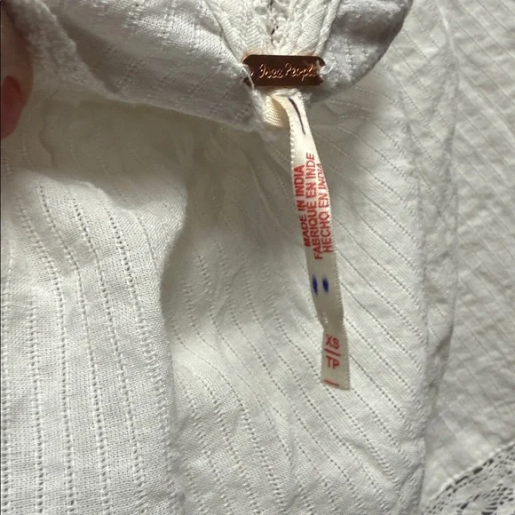 Free People White Lace Blouse - Picture 10 of 11